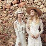 boda de invierno manga larga boho