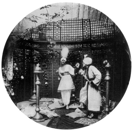 Paul Poiret and his wife Denise at a party on june 24
